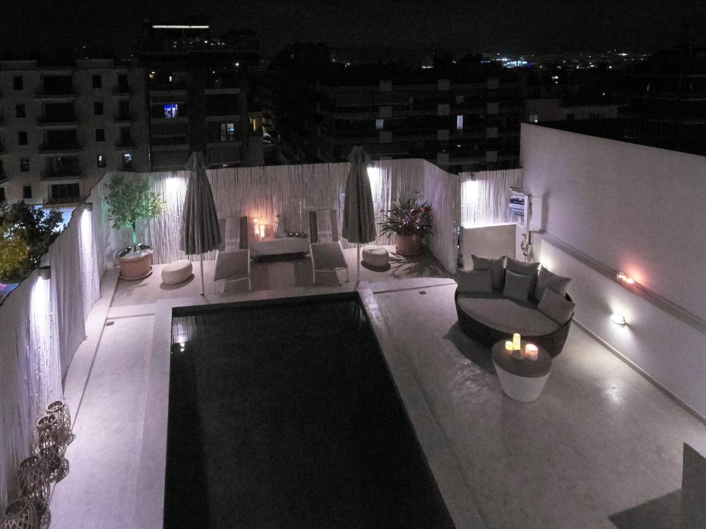 Ma Maison No5 Penthouse Loft, Private Heated Pool, Acropolis View, Ultra High Speed Internet 300 Mbps, Short Walk To Acropolis, Parking Upon Request, 1' From Metro Athens Luaran gambar