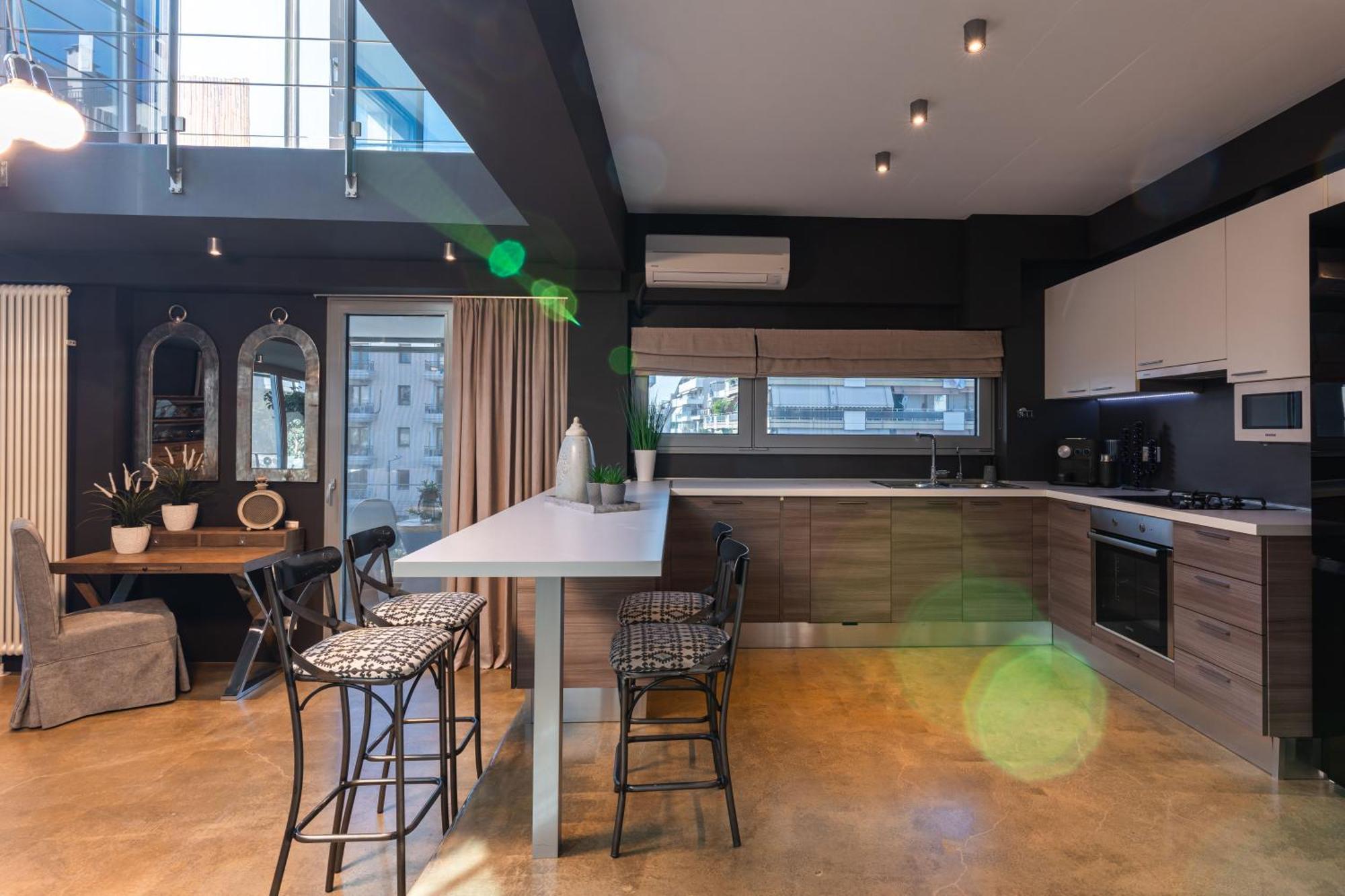 Ma Maison No5 Penthouse Loft, Private Heated Pool, Acropolis View, Ultra High Speed Internet 300 Mbps, Short Walk To Acropolis, Parking Upon Request, 1' From Metro Athens Luaran gambar
